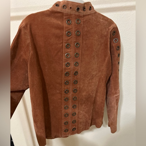 VINTAGE 100% Suede Jacket - Picture 4 of 12